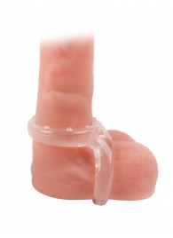 Прозрачное двойное эрекционное кольцо - Sex Expert - в Москве купить с доставкой