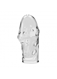 Прозрачная насадка на пенис Booker - 8 см. - Baile - в Москве купить с доставкой