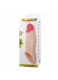 Телесная удлиняющая насадка на пенис Darnel - Baile - в Москве купить с доставкой