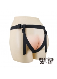 Черные трусики харнесс с платформой Caludio I - Baile - купить с доставкой в Москве