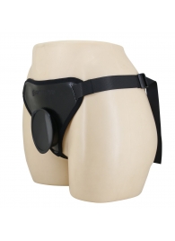 Черные трусики харнесс с платформой Caludio I - Baile - купить с доставкой в Москве