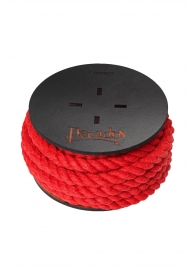 Красная веревка для шибари на катушке - 5 м. - Pecado - купить с доставкой в Москве