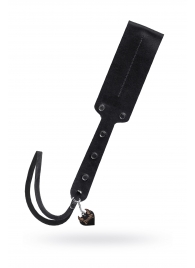 Черный кожаный пэддл - 32 см. - Pecado - купить с доставкой в Москве