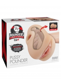 Телесный мастурбатор-вагина Pussy Pounder Squeeze Stroker - Pipedream - в Москве купить с доставкой