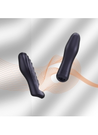 Сливовая силиконовая насадка на пенис с подхватом Manwan Ryzer - Manwan - в Москве купить с доставкой