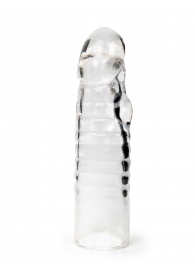 Прозрачная закрытая насадка на член - 15 см. - Sex Expert - #SOTBIT_REGIONS_UF_V_REGION_NAME# купить с доставкой