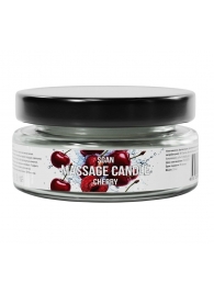 Массажная свеча «Спелая вишня» - 50 мл. - SGAN - купить с доставкой #SOTBIT_REGIONS_UF_V_REGION_NAME#