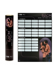 Плакат для двоих со скретч-слоем «БДСМ» - Сима-Ленд - купить с доставкой в Москве