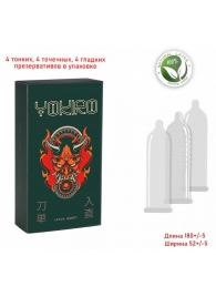 Презервативы YOKIRO Mix - 12 шт. - Sitabella - купить с доставкой в Москве