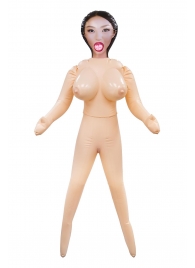 Телесная надувная секс-кукла с пышным бюстом - NMC - в Москве купить с доставкой