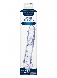 Прозрачная насадка-удлинитель Length Enhancer с подхватом - 22,3 см. - NMC - в Москве купить с доставкой