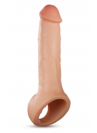 Телесная насадка-удлинитель Thrive 8.75 Inch Realistic Penis Extender Sleeve - 22,2 см. - Blush Novelties - в Москве купить с доставкой