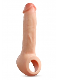 Телесная насадка-удлинитель Thrive 8.75 Inch Realistic Penis Extender Sleeve - 22,2 см. - Blush Novelties - в Москве купить с доставкой