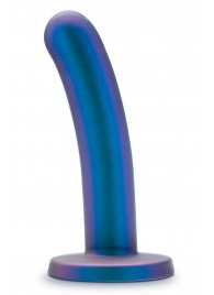 Синяя насадка с гладкой поверхностью Surrender 5.75 Inch Intermediate Pegging Dildo - 14,6 см. - Blush Novelties - купить с доставкой в Москве