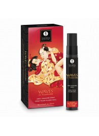 Оральный спрей Waves of Pleasure с ароматом клубники и шампанского - 20 мл. - Shunga - купить с доставкой в Москве