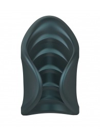 Серый сквозной мастурбатор с вибрацией Manwan Starter - Manwan - в Москве купить с доставкой