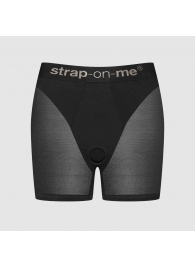 Трусики-шорты для фиксации насадок Strap-on-me Harness Lingerie Halo - size XS - Strap-on-me - купить с доставкой в Москве