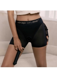 Трусики-шорты для фиксации насадок Strap-on-me Harness Lingerie Halo - size L - Strap-on-me - купить с доставкой в Москве