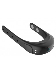 Черное эрекционное виброкольцо на ремешках - Boys of Toys - в Москве купить с доставкой