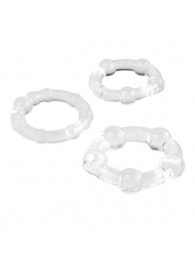 Набор из 3 эрекционных прозрачных колец - Boys of Toys - в Москве купить с доставкой