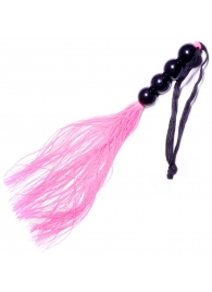 Розовая силиконовая плеть - 35,5 см. - Boys of Toys - купить с доставкой в Москве