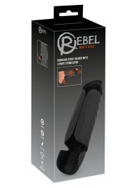 Черный вибромастурбатор с трехточечной стимуляцией Penis Trainer with 3 Point Stimulation - Orion - в Москве купить с доставкой