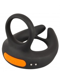 Черный вибростимулятор мошонки RC Scrotum Stimulator with Vibration - Orion - в Москве купить с доставкой