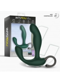 Зеленый вибромассажёр простаты Greeny - 12,8 см. - Intoyou - #SOTBIT_REGIONS_UF_V_REGION_NAME# купить с доставкой