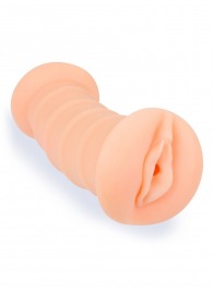 Телесный двусторонний мастурбатор с вибропулей и эрекционными кольцами в комплекте - Sexy Girl - в Москве купить с доставкой