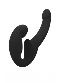 Черный безремневой страпон Share Lite - Fun Factory - купить с доставкой в Москве