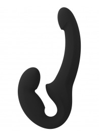 Черный безремневой страпон Share Lite - Fun Factory - купить с доставкой в Москве