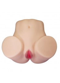 Телесный мастурбатор Julia с 2 любовными каналами - Baile - в Москве купить с доставкой