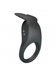 Черное перезаряжаемое виброкольцо Carlton - Baile - в Москве купить с доставкой
