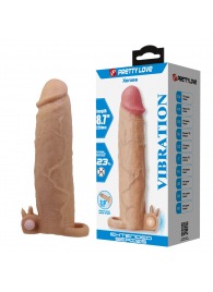 Телесная насадка на пенис Xerxes - 22 см. - Baile - в Москве купить с доставкой