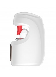 Белый мастурбатор с язычком и возвратно-поступательными движениями - Secwell - в Москве купить с доставкой