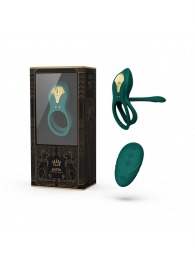 Зеленое эрекционное виброкольцо Bayek с пультом ДУ - Zalo - в Москве купить с доставкой