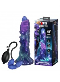 Фиолетовый яйцеродящий фаллоимитатор Duskwalker Sentinal на присоске - 22,4 см. - Baile - купить с доставкой в Москве