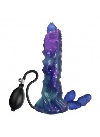 Фиолетовый яйцеродящий фаллоимитатор Duskwalker Sentinal на присоске - 22,4 см. - Baile - купить с доставкой в Москве