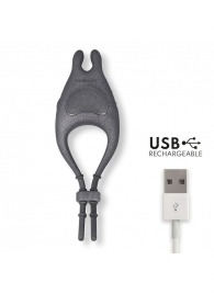 Черное эрекционное виброкольцо с управлением через приложение - Oninder - в Москве купить с доставкой