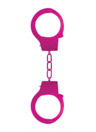 Розовые наручники OUCH! Pink - Shots Media BV - купить с доставкой #SOTBIT_REGIONS_UF_V_REGION_NAME#