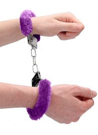 Пушистые фиолетовые наручники OUCH! Purple - Shots Media BV - купить с доставкой #SOTBIT_REGIONS_UF_V_REGION_NAME#