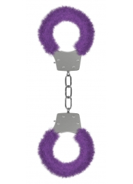 Фиолетовые пушистые наручники OUCH! Purple - Shots Media BV - купить с доставкой #SOTBIT_REGIONS_UF_V_REGION_NAME#
