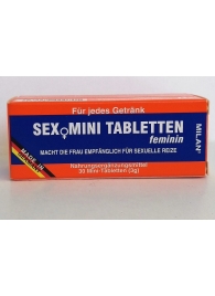 Возбуждающие таблетки для женщин Sex-Mini-Tabletten feminin - 30 таблеток (100 мг.) - Milan Arzneimittel GmbH - купить с доставкой #SOTBIT_REGIONS_UF_V_REGION_NAME#