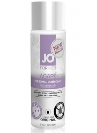 Лубрикант на водной основе для женщин JO AGAPE LUBRICANT ORIGINAL - 60 мл. - System JO - купить с доставкой в Москве