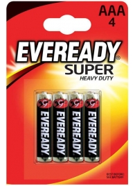 Батарейки EVEREADY SUPER R03 типа AAA - 4 шт. - Energizer - купить с доставкой в Москве