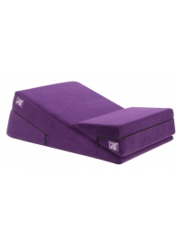 Фиолетовая подушка для секса из двух частей  Liberator Wedge/Ramp Combo - Liberator - купить с доставкой #SOTBIT_REGIONS_UF_V_REGION_NAME#