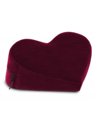 Малая бордовая подушка-сердце для любви Liberator Heart Wedge - Liberator - купить с доставкой #SOTBIT_REGIONS_UF_V_REGION_NAME#