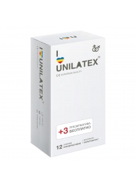 Разноцветные ароматизированные презервативы Unilatex Multifruit  - 12 шт. + 3 шт. в подарок - Unilatex - купить с доставкой в Москве