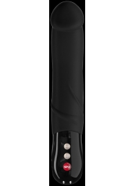 Элегантный чёрный перезаряжаемый вибратор BIG BOSS G5 - 23,5 см. - Fun Factory
