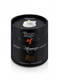Массажная свеча с ароматом шоколада Bougie de Massage Gourmande Chocolat - 80 мл. - Plaisir Secret - купить с доставкой #SOTBIT_REGIONS_UF_V_REGION_NAME#